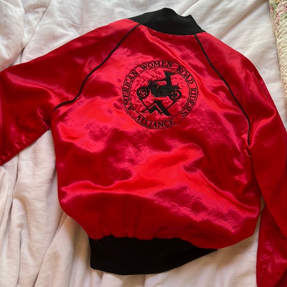 Vintage satin bomber - Picture 1 of 2